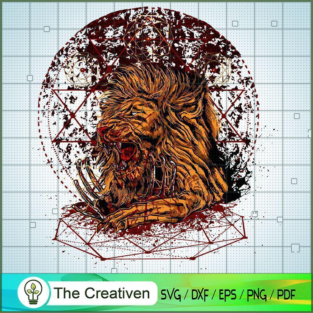 Lion Head SVG, Lion Face SVG, Animals SVG 1 Lion Head SVG, Lion Face SVG, Animals SVG