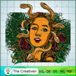 Medusa SVG, Queen Snake SVG, Gorgona SVG