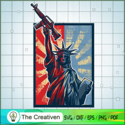 Statue Of Liberty SVG, Lady Liberty SVG,  Liberty SVG America AR