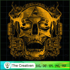 Skull Horror SVG Cut File for Cricut & Silhouette Design 16736