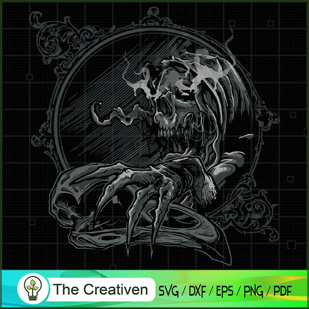 Skull Horror SVG , Halloween SVG , Skull Halloween SVG 1 90 copy 5