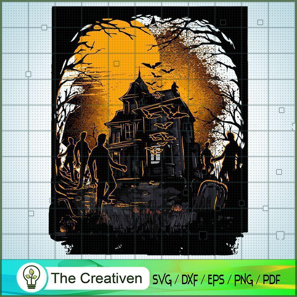 Halloween Haunted House SVG, Halloween SVG, Haunted SVG 1 Halloween Haunted House SVG, Halloween SVG, Haunted SVG