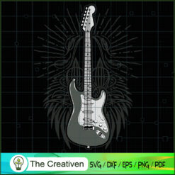 Guitar SVG Cut File for Cricut & Silhouette Design 16637