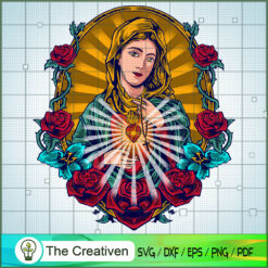 Guadalupe SVG, Virgin Mary SVG, Religion SVG