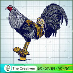 Gamefowl SVG, Chicken SVG, Animals SVG
