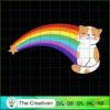 Retro Rainbow Cat SVG Cut File for Cricut & Silhouette