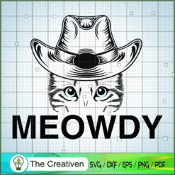 MEOWDY SVG , Cat SVG files For Cricut, Cat SVG, Cat Silhouette