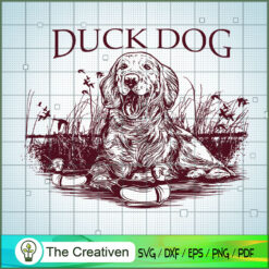 Duck And Dog SVG Cut File for Cricut & Silhouette