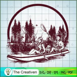 Boat Dog SVG, Family Boat SVG, Boat SVG