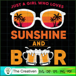 Just a Girl Who Loves Sunshi SVG Cut File for Cricut