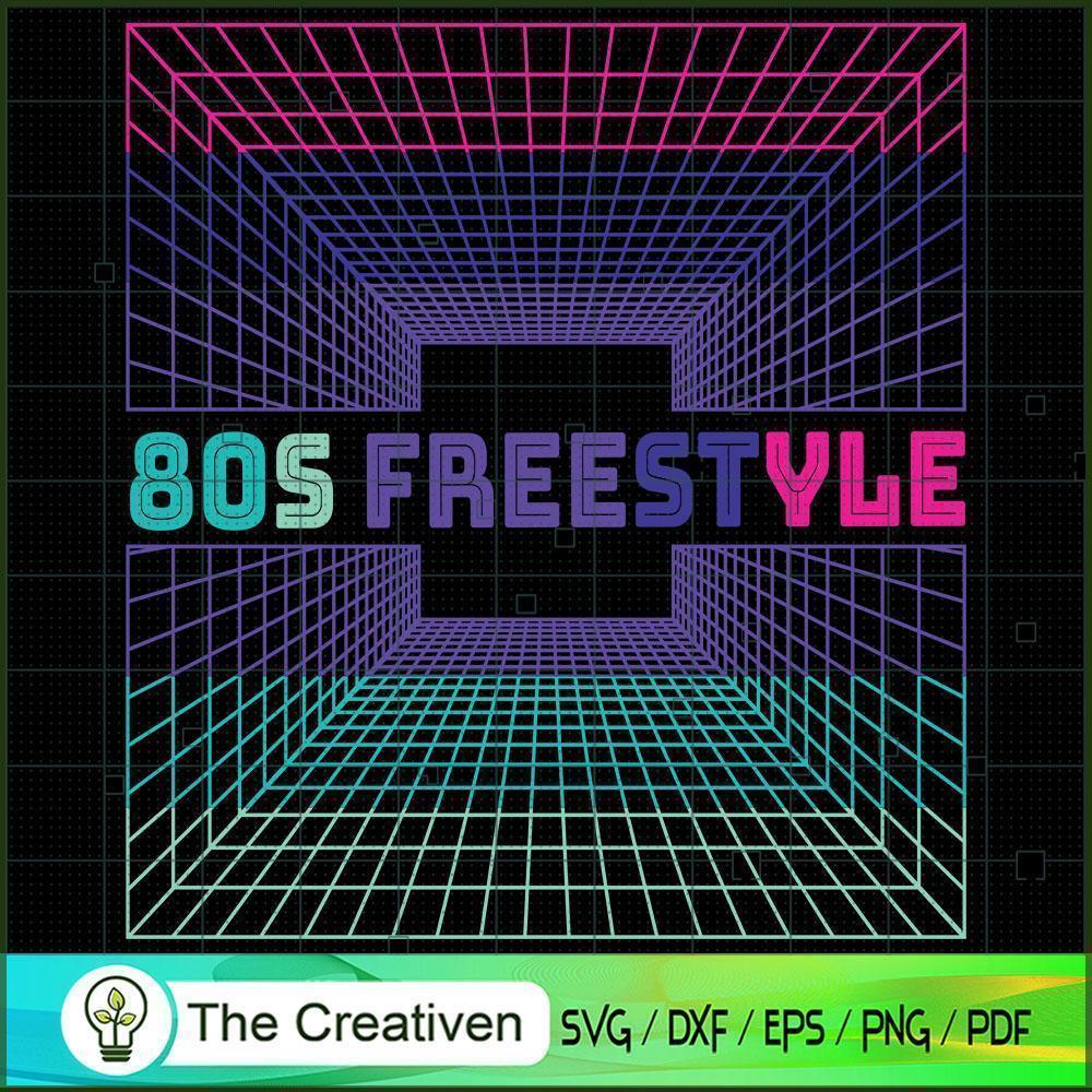 80s Freestyle Neon Light Style SVG, Vintage 80s SVG, Old Style SVG 1 80s Freestyle Neon Light Style SVG, Vintage 80s SVG, Old Style SVG