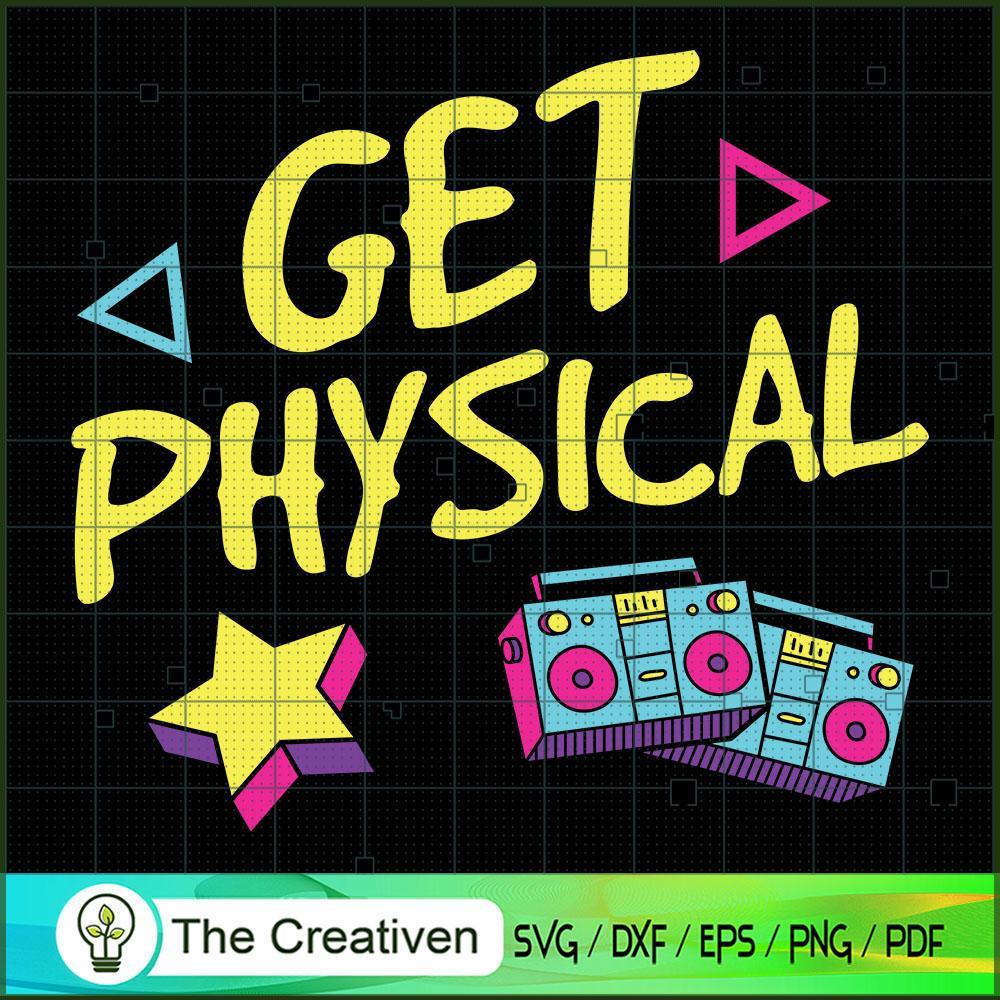 Funny 80s Workout Get Physic SVG Cut File for Cricut 1 Funny 80s Workout Get Physic SVG Cut File for Cricut
