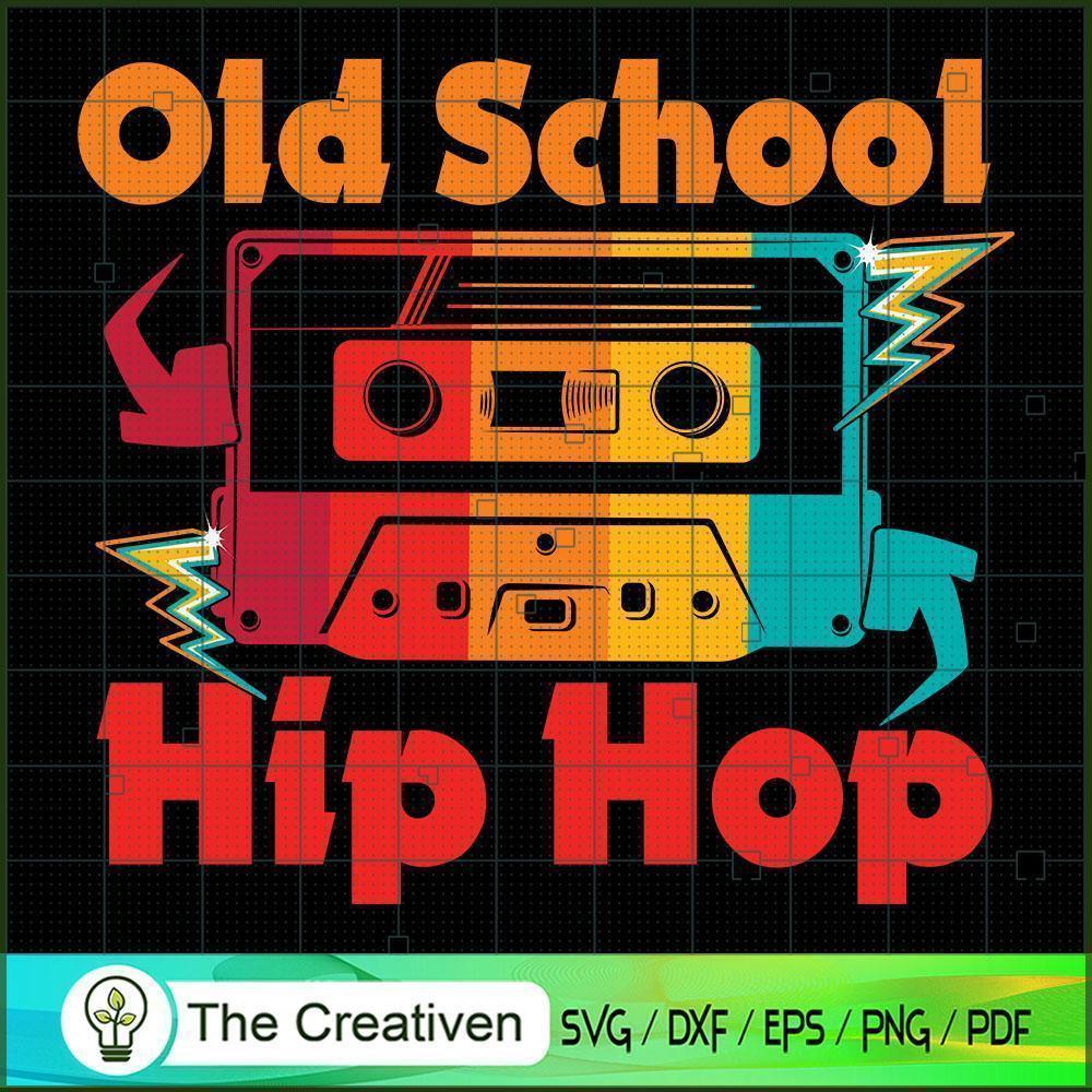 Retro Old School Hip Hop 80s Cassette SVG, Vintage 80s SVG, Old Style SVG 1 11 copy 47