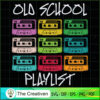 Cassette Tape 80s Old School Playlist SVG, Vintage 80s SVG, Old Style SVG 2 12 copy 48