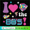 Funny 80s Retro Party Rubik Cassette SVG, Vintage 80s SVG, Old Style SVG 3 1 copy 45
