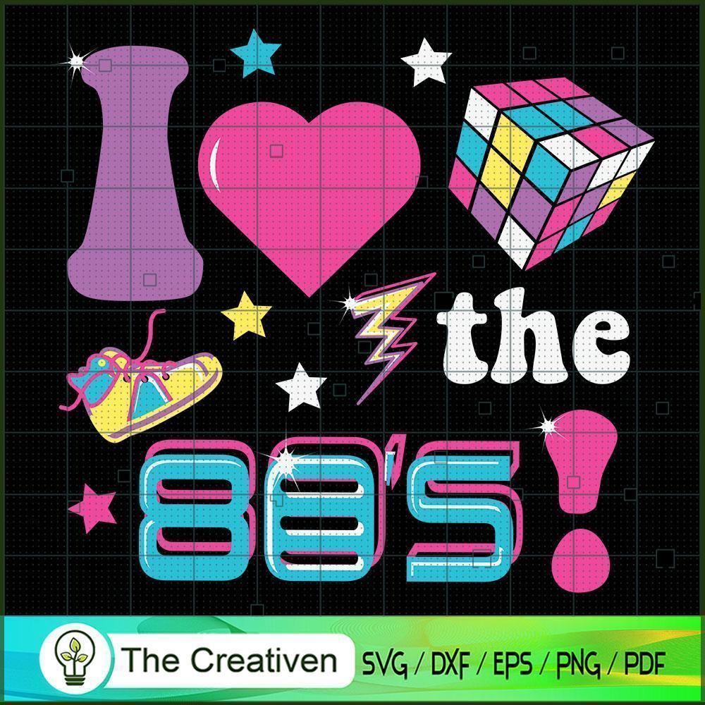 Funny 80s Retro Party Rubik SVG Cut File for Cricut 1 Funny 80s Retro Party Rubik SVG Cut File for Cricut