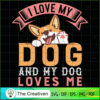 I Love My Dog And My Dog Loves Me SVG , Dog SVG , Dog Silhouette 2 5 copy 46