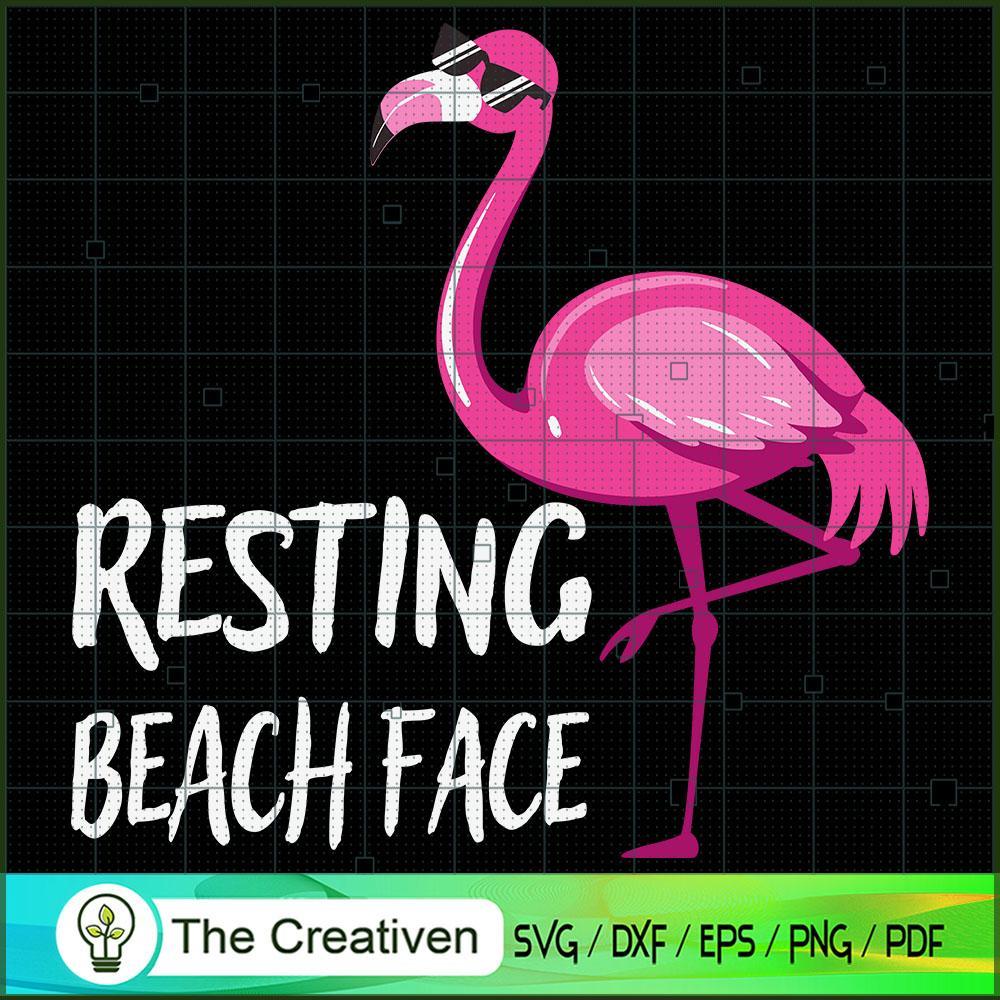Funny Flamingo Resting Beach Face SVG, Animal Lover SVG, Flamingo SVG 1 Funny Flamingo Resting Beach Face SVG, Animal Lover SVG, Flamingo SVG