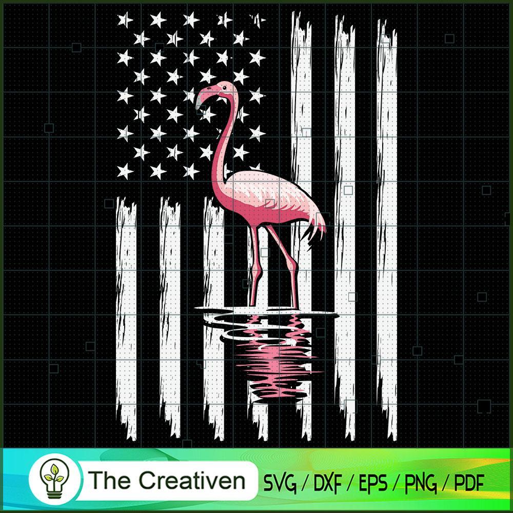 Flamingo American Flag 4th of July SVG, Animal Lover SVG, Flamingo SVG 1 Flamingo American Flag 4th of July SVG, Animal Lover SVG, Flamingo SVG