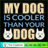 My Dog is Cooler Than Your Dog SVG , Dog SVG , Dog Silhouette 3 10 copy 42