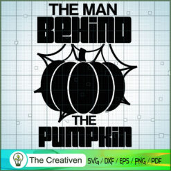 The Man Behind the Pumpkin SVG Cut File for Cricut & S Design 15832