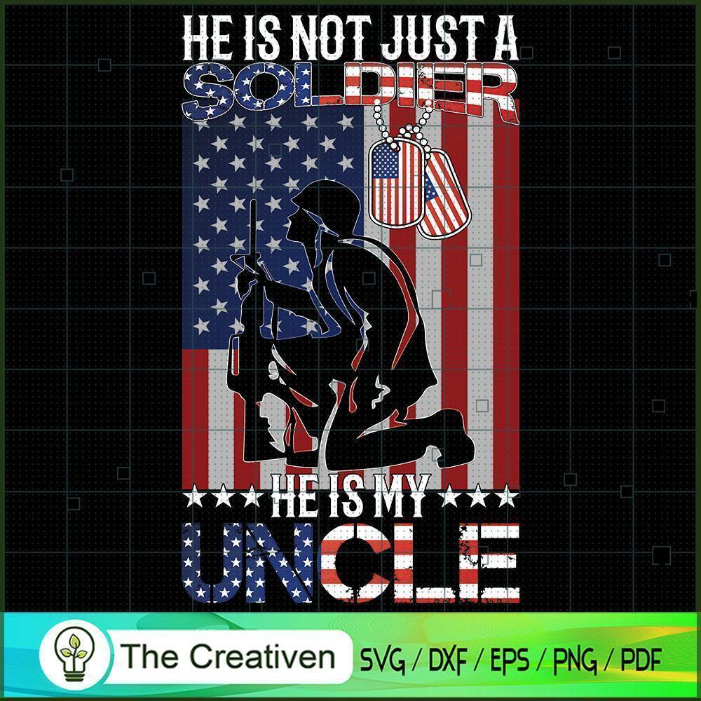 He is Not Just a Soldier He SVG Cut File for Cricut Design 15839 1 He is Not Just a Soldier He SVG Cut File for Cricut Design 15839