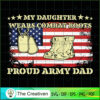 My Daughter Wears Combat Boo SVG Cut File for Cricut