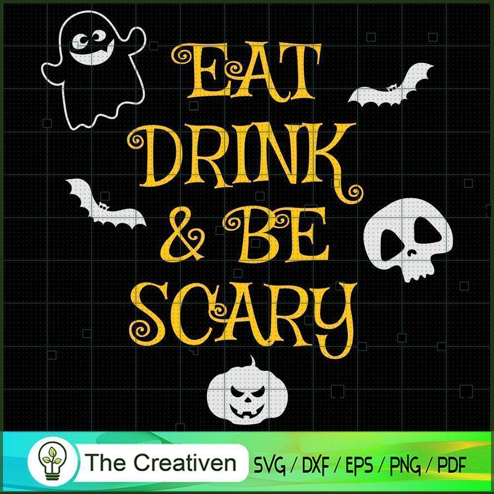 Eat Drink and Be Scary Babyghost SVG, Babyghost SVG, Halloween SVG 1 Eat Drink and Be Scary Babyghost SVG, Babyghost SVG, Halloween SVG