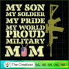 My Son My Soldier My Pride M SVG Cut File for Cricut Design 15810 2 14 copy 38
