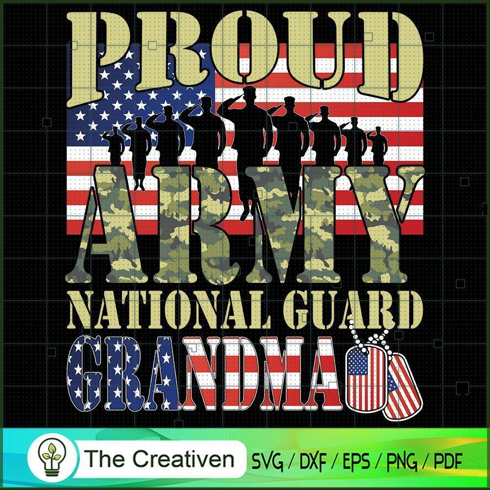 Proud Army National Guard Grandma SVG Cut File for Cricut & Silhouette 1 Proud Army National Guard Grandma SVG Cut File for Cricut & Silhouette