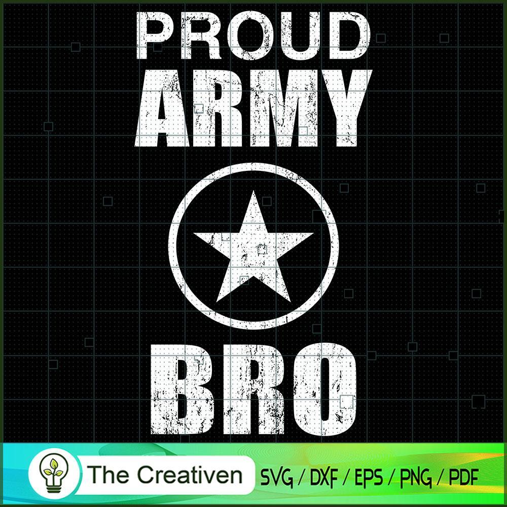 Proud Brother Army SVG Cut File for Cricut & Silhouette 1 Proud Brother Army SVG Cut File for Cricut & Silhouette