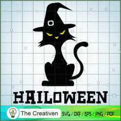 Funny Cat Halloween Hallowee SVG Cut File for Cricut