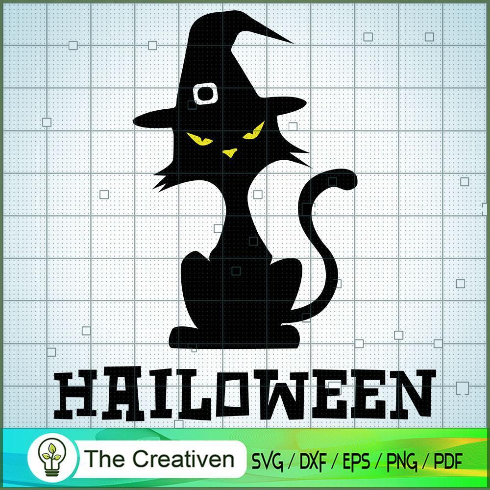 Funny Cat Halloween Hallowee SVG Cut File for Cricut 1 Funny Cat Halloween Hallowee SVG Cut File for Cricut