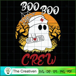 Boo Boo Crew Halloween Vintage SVG, Boo Boo SVG, Halloween SVG