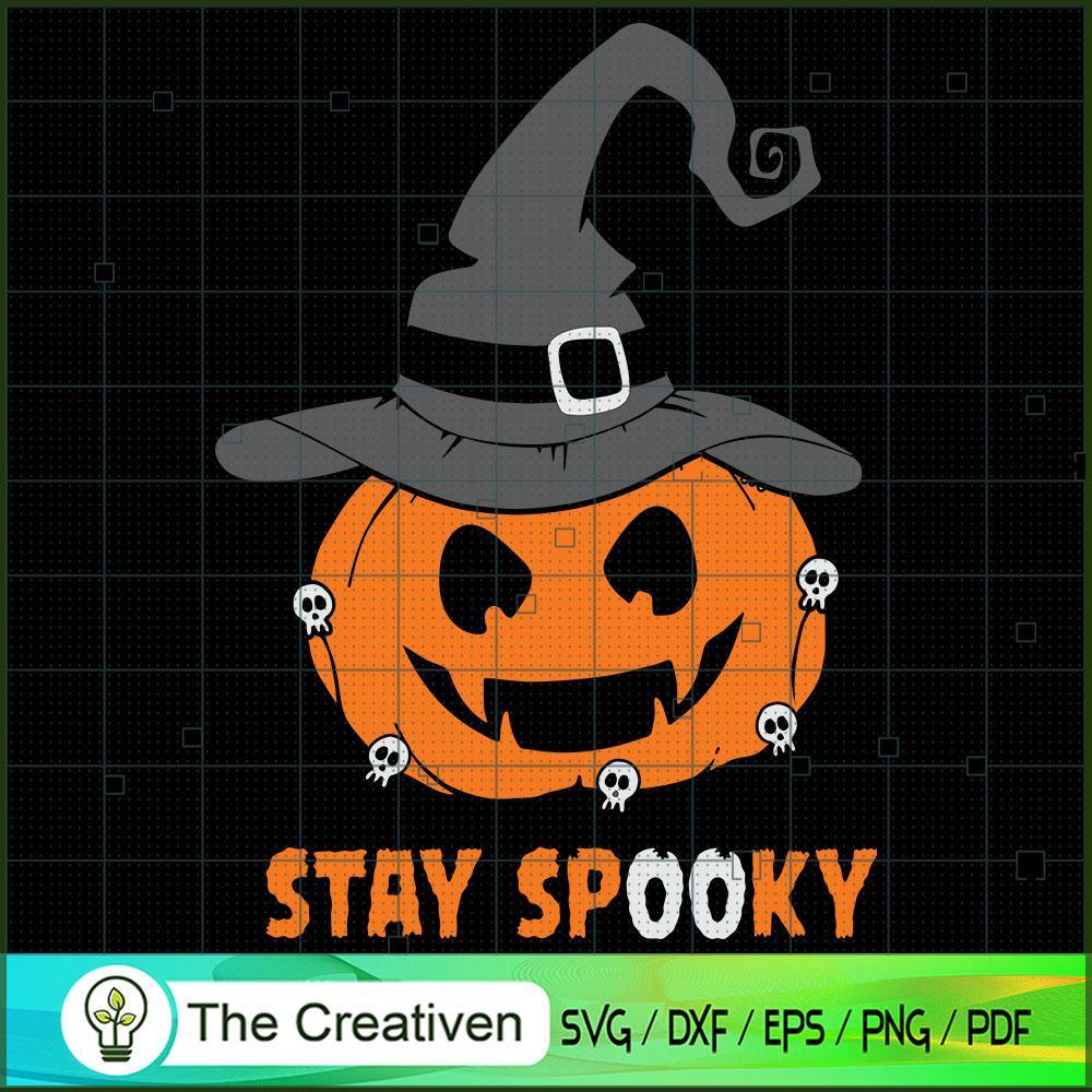 Stay Spooky Halloween Pumpki SVG Cut File for Cricut 1 Stay Spooky Halloween Pumpki SVG Cut File for Cricut