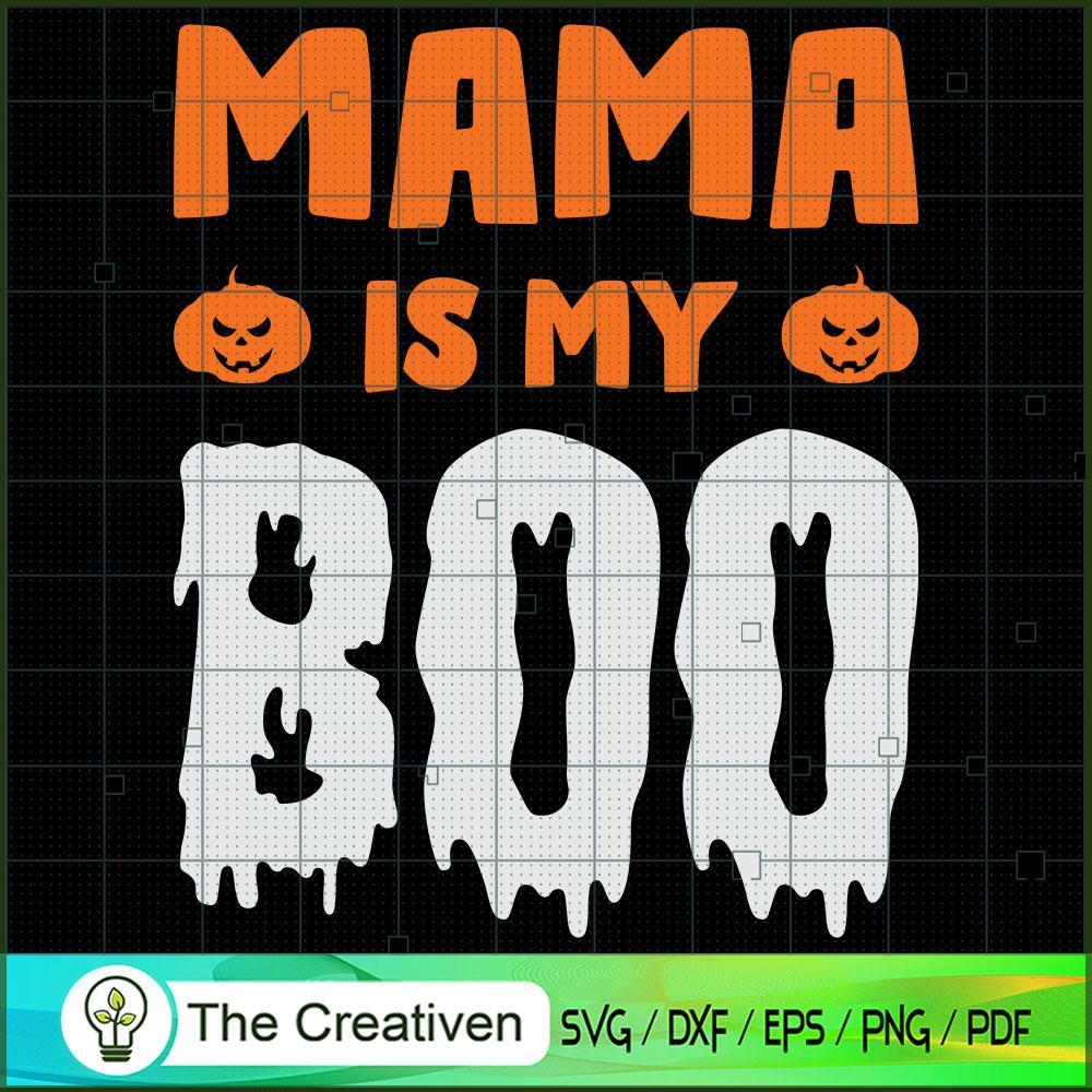 Mama is My Boo Baby Ghost Ha SVG Cut File for Cricut 1 Mama is My Boo Baby Ghost Ha SVG Cut File for Cricut