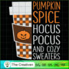 Pumpkin Spice Hocus Pocus Cozy Sweater SVG, Pumpkin Spice SVG, Halloween SVG 2 54 copy 17
