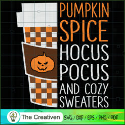 Pumpkin Spice Hocus Pocus Co SVG Cut File for Cricut