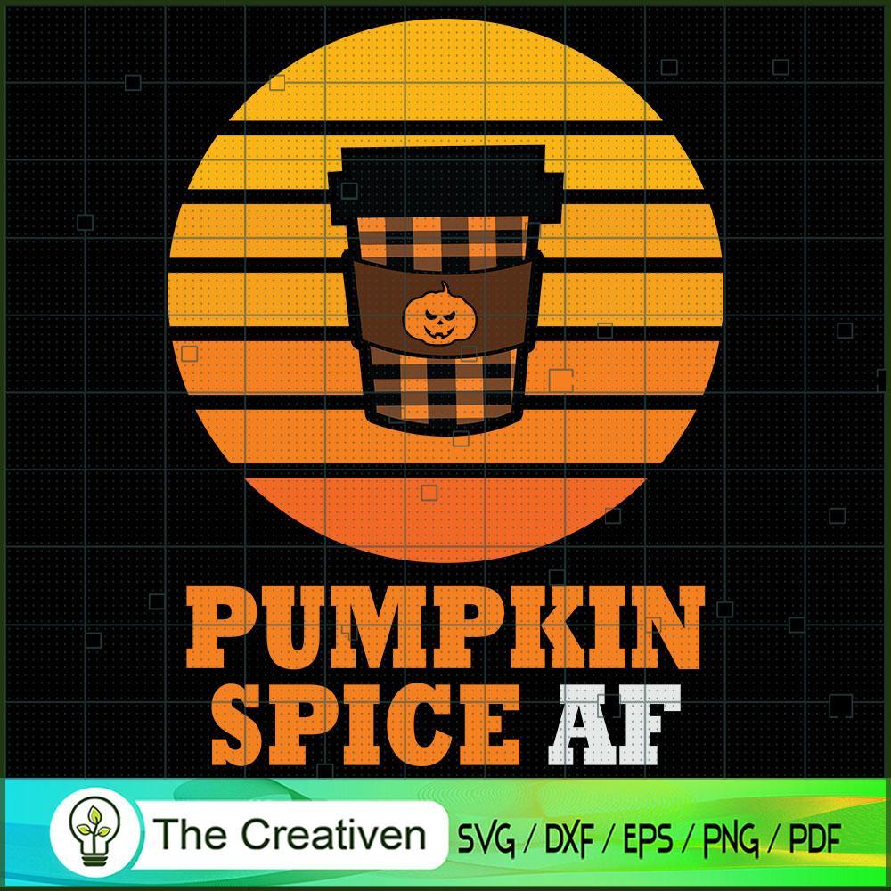 Pumpkin Af Retro Pumpkin Spice SVG, Pumpkin SVG, Halloween SVG 1 44 copy 20
