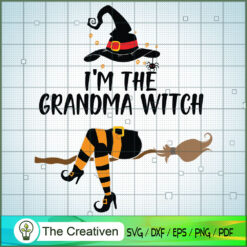 I'm the Grandma Witch with B SVG Cut File for Cricut