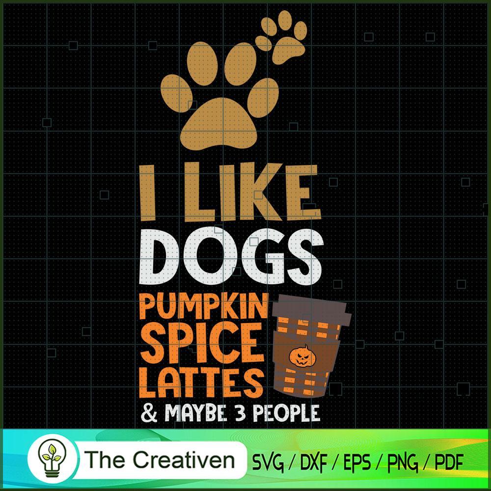 I Like Dogs Pumpkin Spice Lattes SVG, Dogs Pumpkin SVG, Halloween SVG 1 38 copy 26
