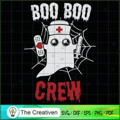Boo Boo Crew Halloween Funny Nurse SVG, Boo Boo SVG, Halloween SVG
