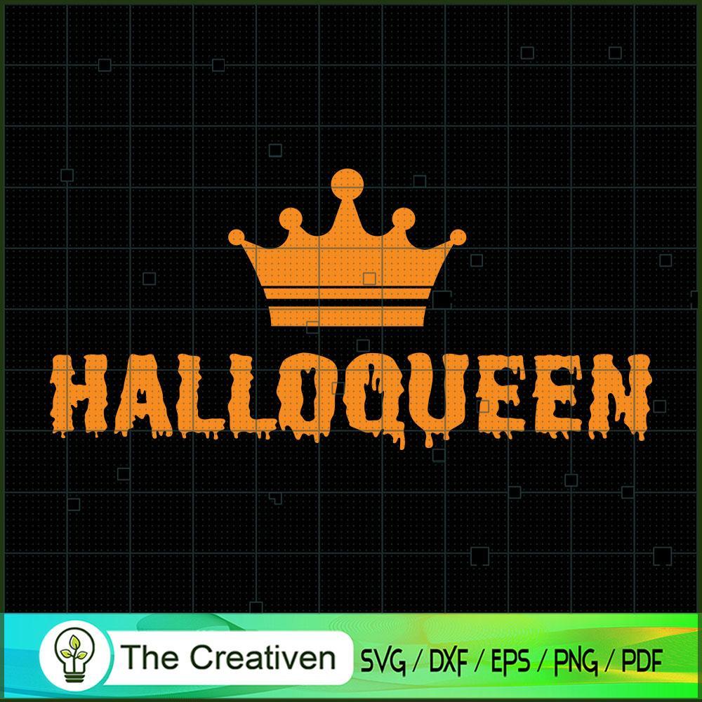 Halloqueen - Halloween Queen with Crown SVG, Queen SVG, Halloween SVG 1 Halloqueen - Halloween Queen with Crown SVG, Queen SVG, Halloween SVG
