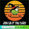 Tennis Halloween Witch Hat Pumpkin SVG, Witch Hat SVG, Halloween SVG