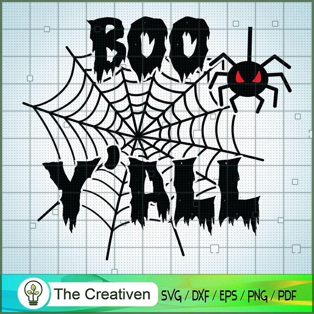 Boo Y'all SVG, Boo SVG, Halloween SVG 1 Boo Y'all SVG, Boo SVG, Halloween SVG