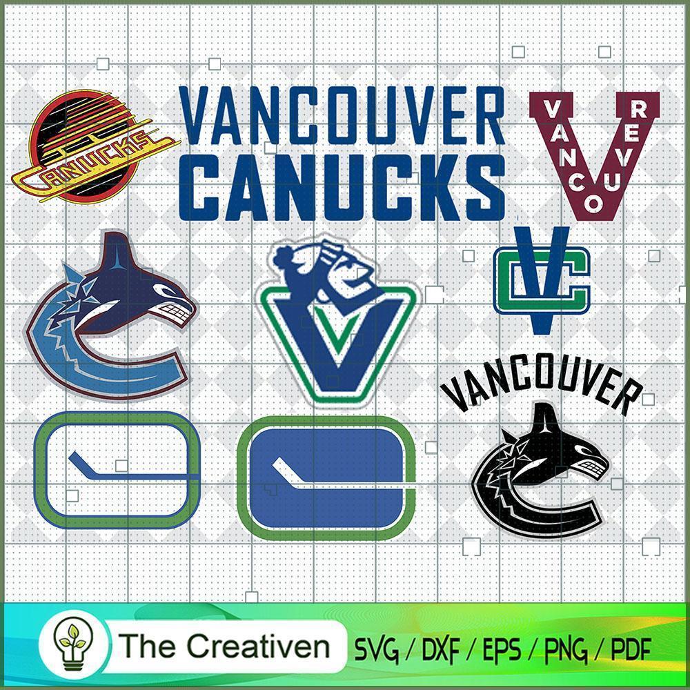 Vancouver Canucks Bundle SVG Cut File for Cricut & Silhouette 1 Vancouver Canucks Bundle SVG Cut File for Cricut & Silhouette