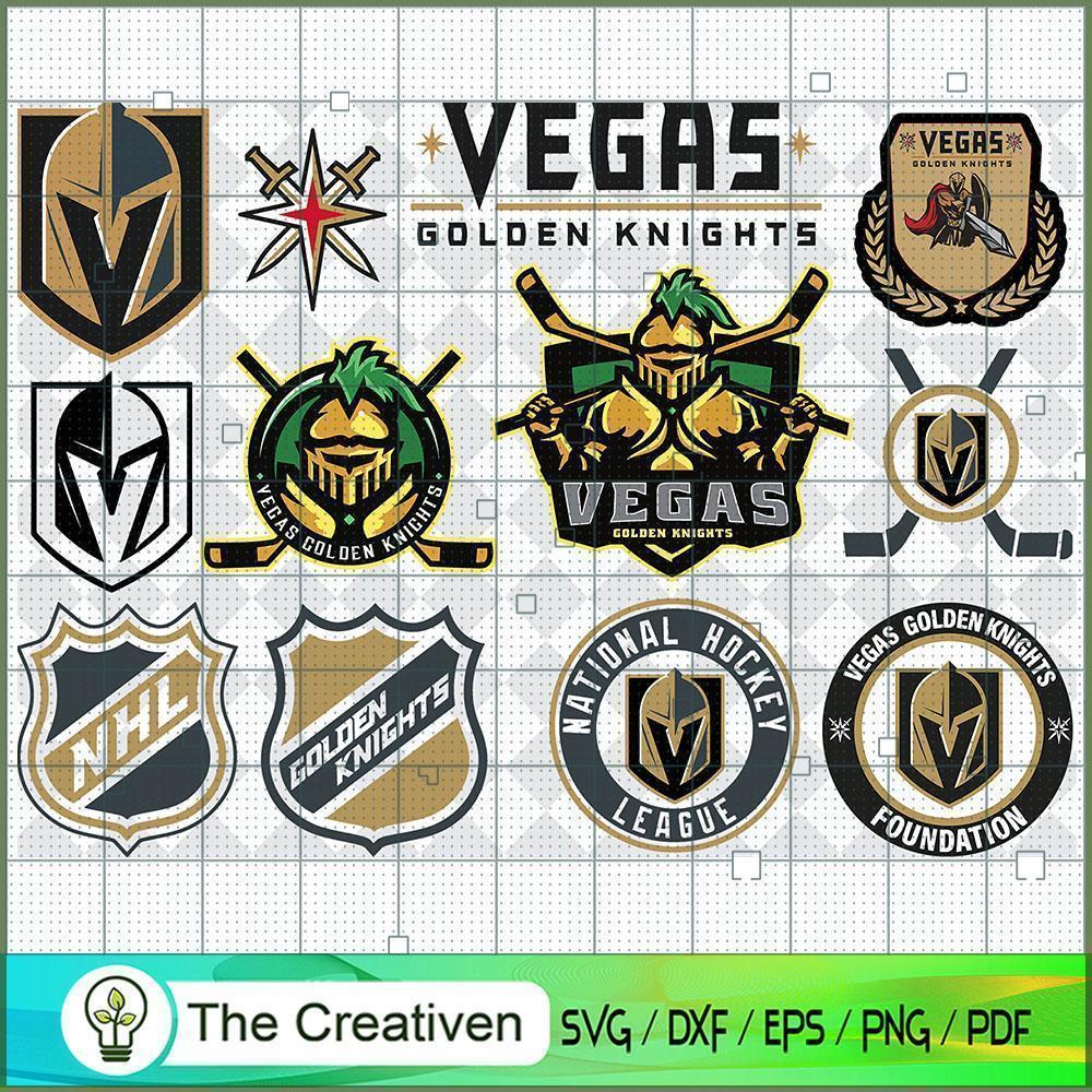 Vegas Golden Knight Bundle SVG Cut File for Cricut & Silhouette 1 Vegas Golden Knight Bundle SVG Cut File for Cricut & Silhouette