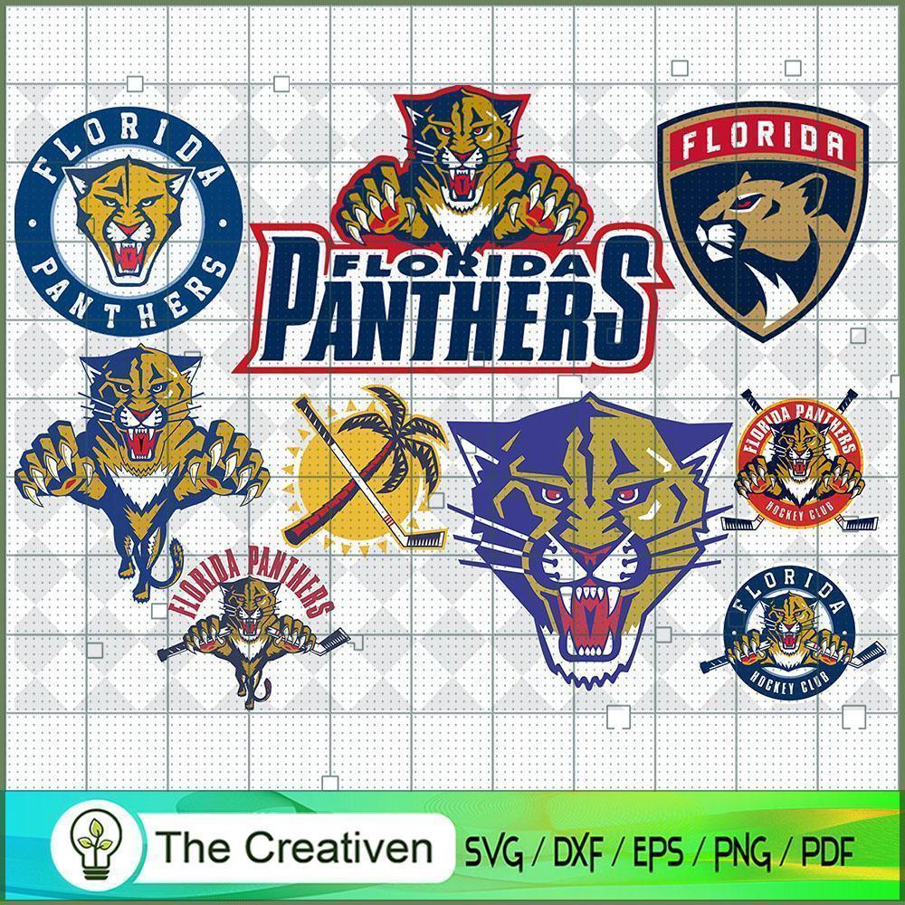 Florida Panthers Bundle SVG Cut File for Cricut & Silhouette 1 Florida Panthers Bundle SVG Cut File for Cricut & Silhouette