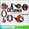 Ottawa Senators Bundle SVG Cut File for Cricut & Silhouette 2 Ottawa Senators copy 1