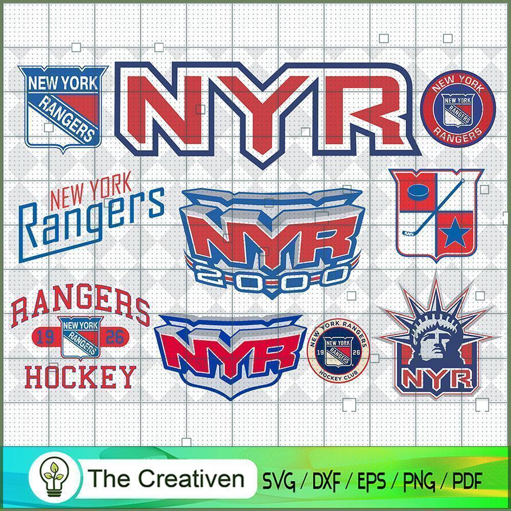 New York Rangers Bundle SVG Cut File for Cricut & Silhouette 1 New York Rangers Bundle SVG Cut File for Cricut & Silhouette